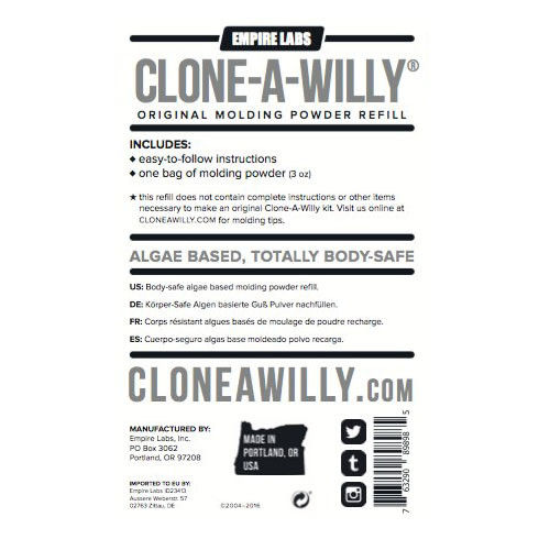 Clone-a-Willy Kit Molding Powder Refill - 85g for sale online