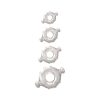 4 Pack Renegade Vitality Cock Rings Clear