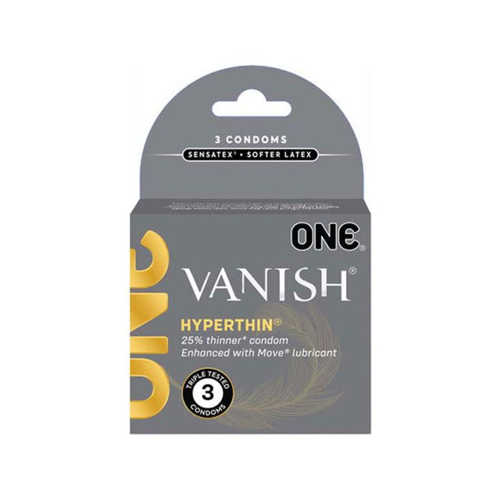 One Vanish Condoms 3 Pack