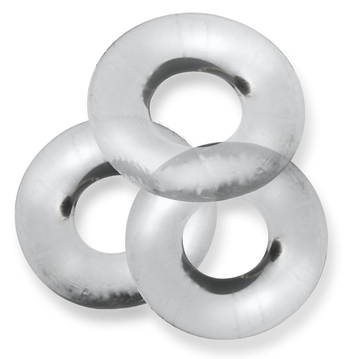 Fat Willy 3-Pack Jumbo C-Rings Clear