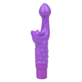 Rabbit Vibrator Rechargeable Butterfly Kiss Vibe Purple