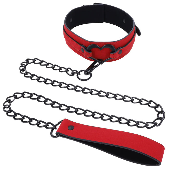 Sportsheets Amor Collar and Leash Red