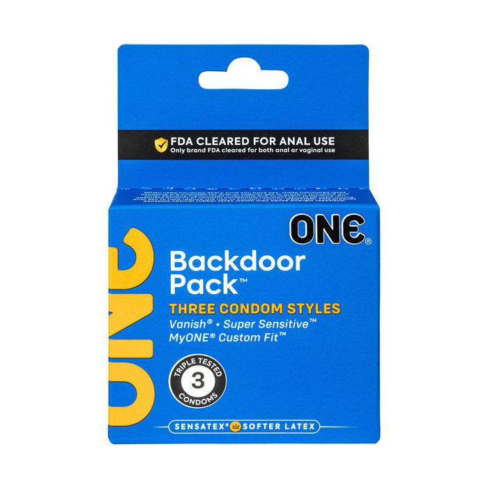 One Backdoor Condoms 3 Pack