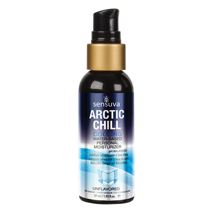 Sensuva Artic Chill Natural Water-Based Cooling Lubricant 2oz