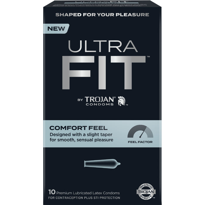 Trojan Ultra Fit Comfort Feel Condoms 10 Pack