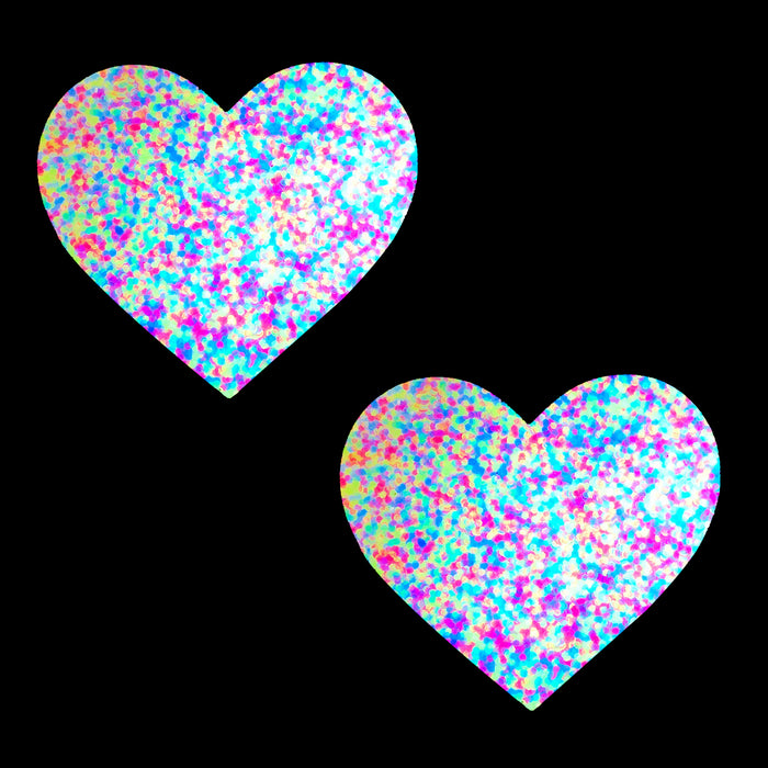 Sprankles Neon Blacklight Glitter I Heart U Nipztix Pasties