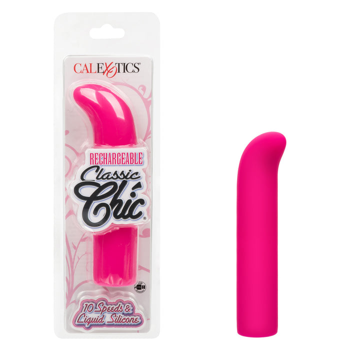 Rechargeable Classic Chic Mini “G” Vibe Pink