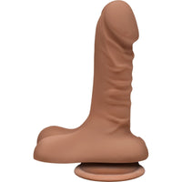 Dildo The D Super D 6" Dual Density Dong With Balls Tan