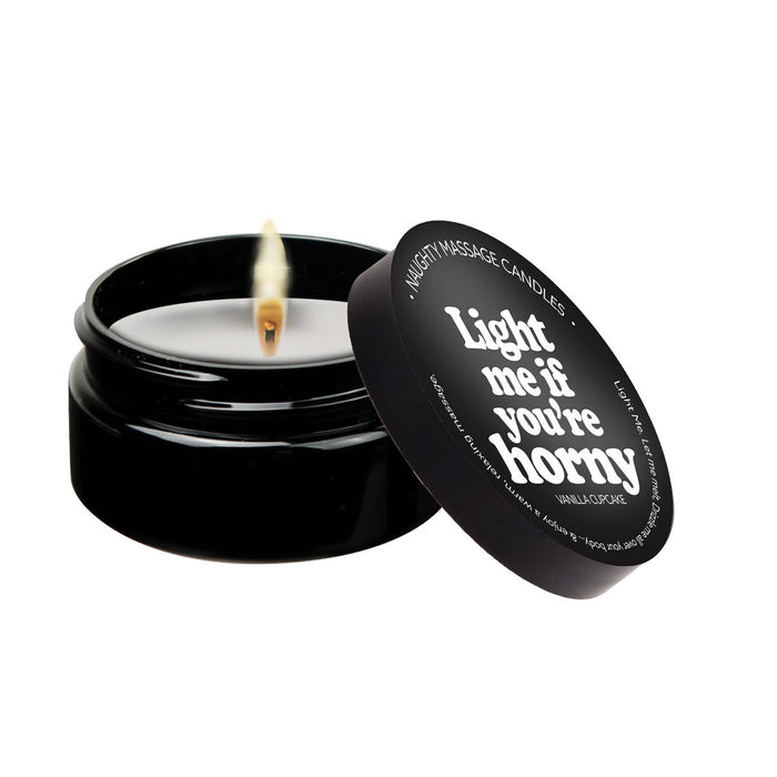 Kama Sutra Light Me if You're Horny Massage Candle 2oz Vanilla