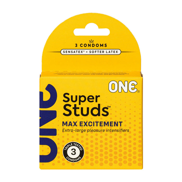 One Super Studs Condoms 3 Pack