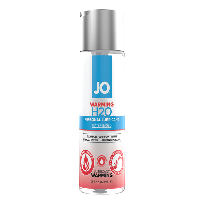 Jo H2O Water Based Warming Personal Lubricant 2oz