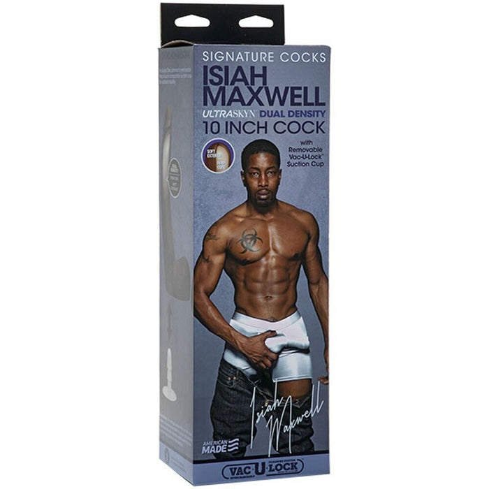 Signature Cocks Isiah Maxwell 10" Ultraskyn Cock w/ Removable Suction Cup