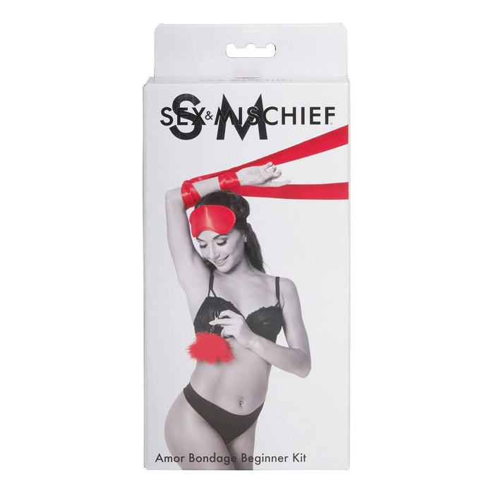 Sex and Mischief Amor Bondage Beginner Kit Red