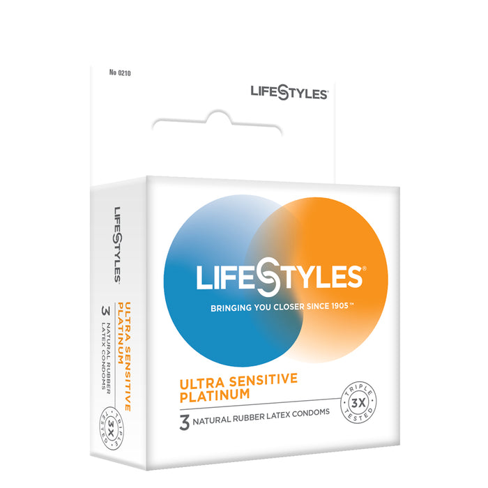 Lifestyles Ultra Sensitive Platinum 3 Pack