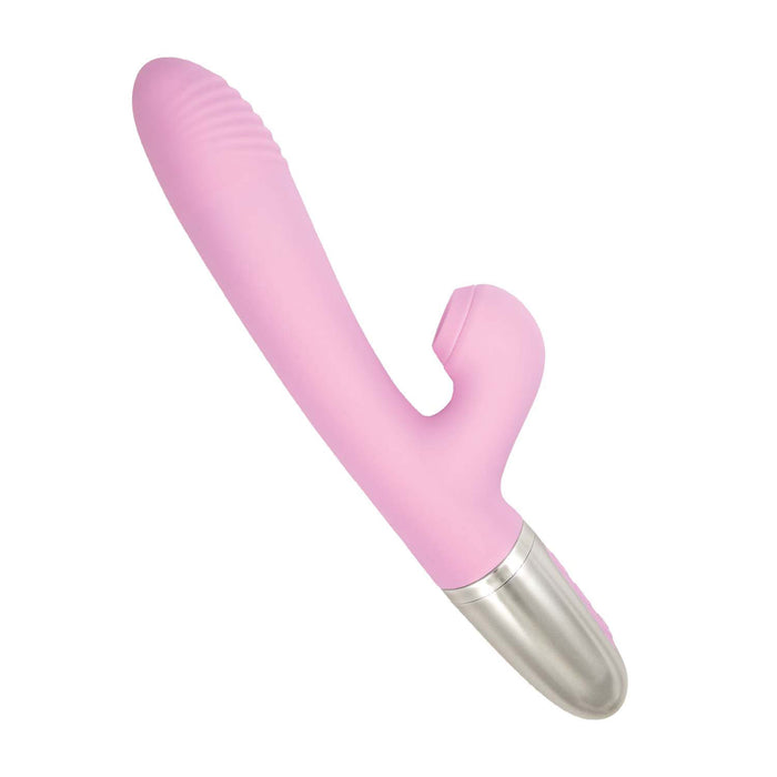 Goddess Tapping Thruster Vibrator Pink