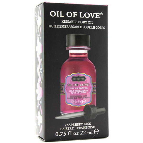 Kama Sutra Oil Of Love Kissable Body Oil .75oz - Raspberry Kiss