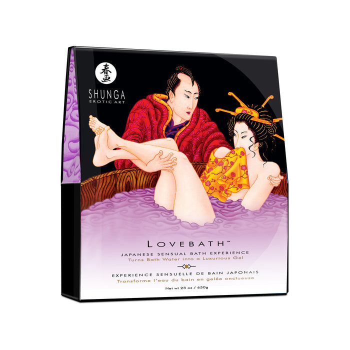 Shunga Lovebath Bath Salts Sensual Lotus 23oz