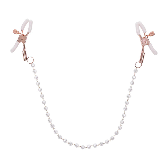 Peaches ‘N Creame Pearl Nipple Clamps Pink