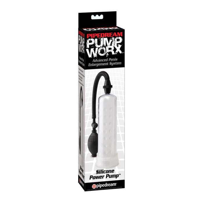 Pump Worx Silicone Power Penis Pump Clear