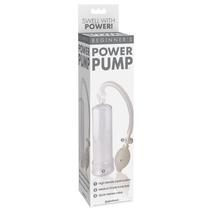 Pipedream Beginners Power Penis Pump Clear