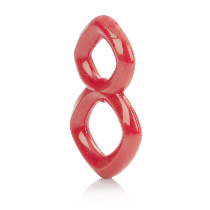 Crazy 8 Penis Ring Red - Balls Support