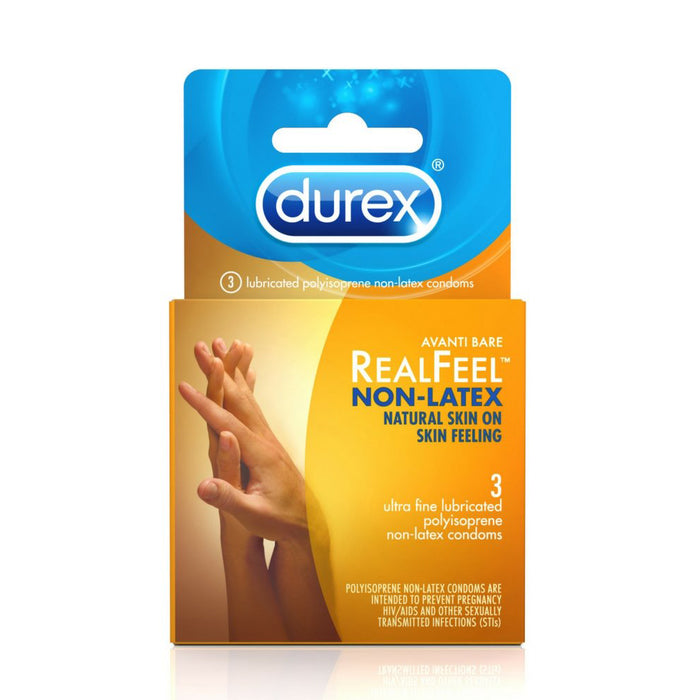 Durex Avanti Bare Realfeel Non-Latex Condoms 3 Pack