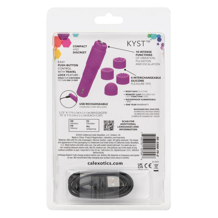 Kyst Mega-Mite Rechargeable Silicone Vibrator Pink