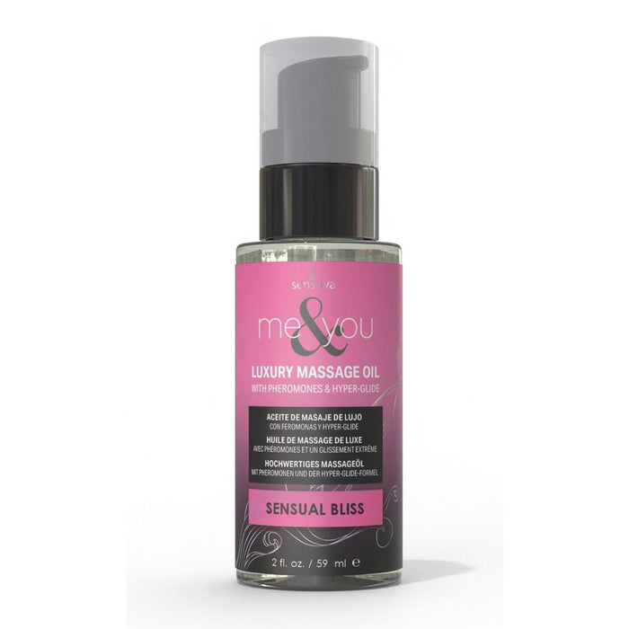 Sensuva Me & You Massage Oil Sensual Bliss 2oz