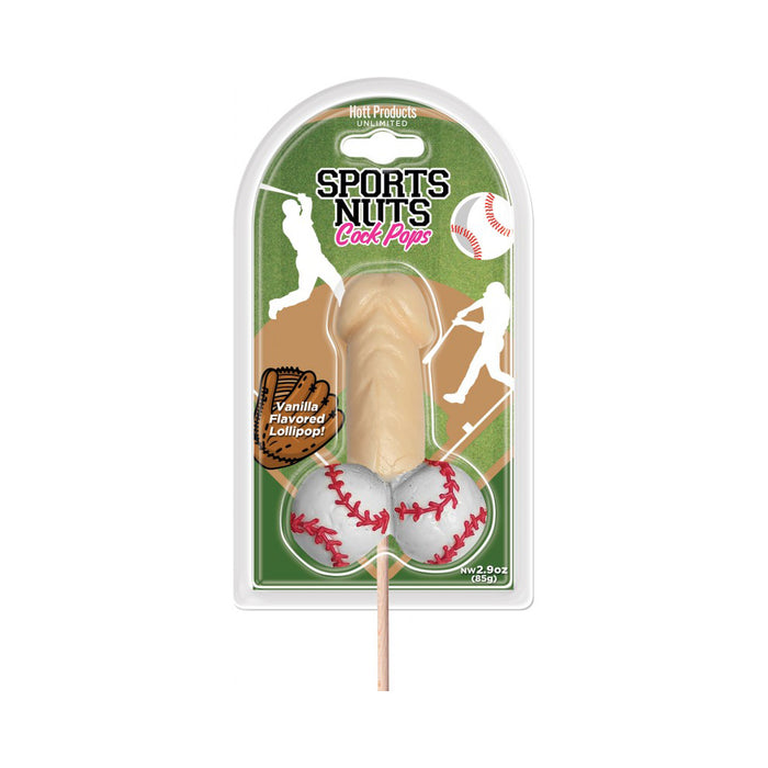 Sports Nuts Cock Pop Baseballs Vanilla