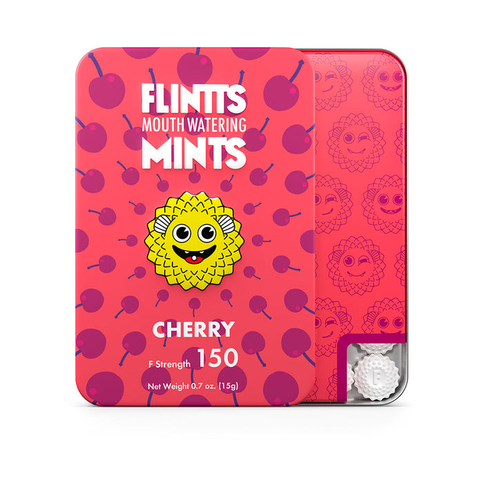 Flintts Mouth Watering Mints Cherry F-Strength 150