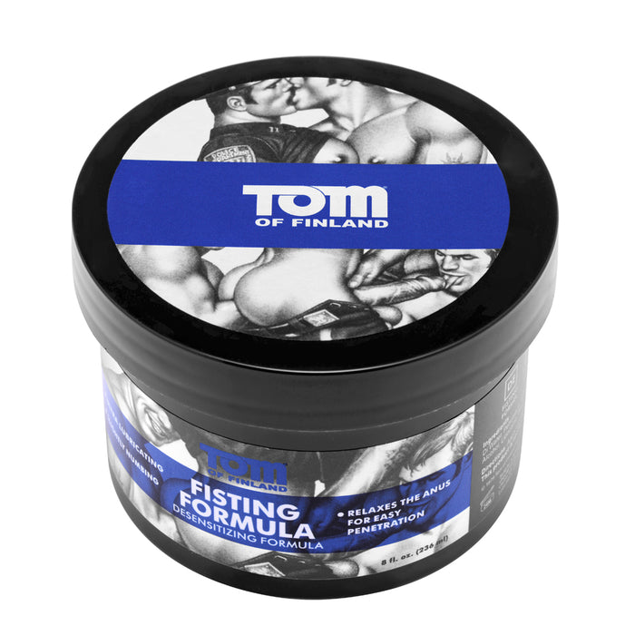 Tom Of Finland Fisting Formula Cream 8oz Numbing Anal Lubricant