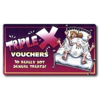 Triple-X Vouchers - Coupons for Couples Gift