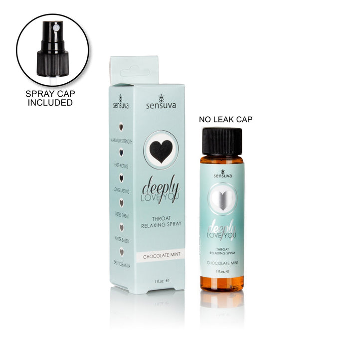 Deeply Love You Throat Relaxing Spray 1oz - Chocolate Mint