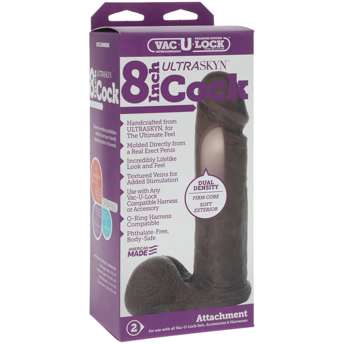 Vac-U-Lock 8" UR3 Cock Realistic Dildo Dong