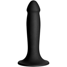 Vac-U-Lock Smooth Silicone Dong Dildo Black