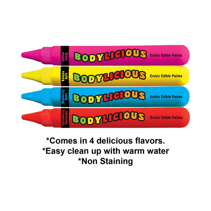 Bodylicious Edible Body Pens 4 Pack