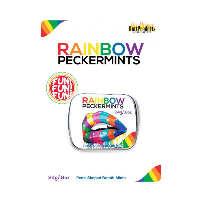 Rainbow Peckermints In A Tin