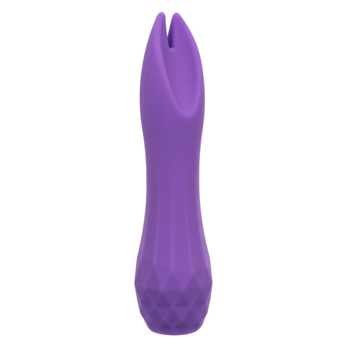 Gia Dual Flicker Rechargeable Silicone Vibrator Purple