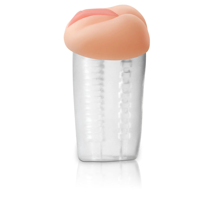 Pipedream Extreme Deluxe See Thru Stroker Beige