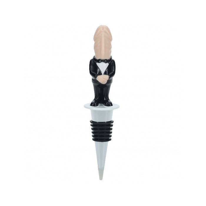 The Dickheads Groom Bottle Stopper Beige