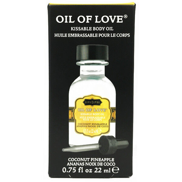 Kama Sutra Oil Of Love Kissable Body Oil .75oz - Coconut Pineapple