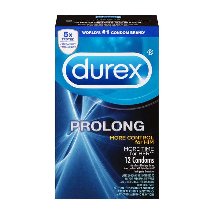 Durex Prolong Condoms 12 Pack