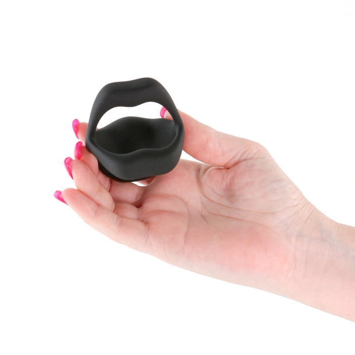 Techno Strobe Cock Ring Vibe Black