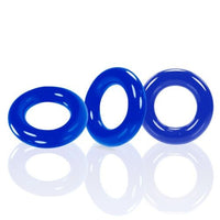 Cock Ring Oxballs Willy Rings 3-Pack Set Police Blue