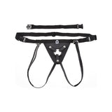 King Cock Fit Rite Harness Black Strap-on with O Rings