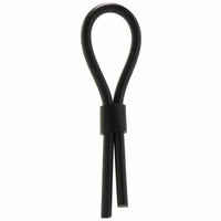 Silicone Stud Lasso Black - Male Erection Tie Prolong Cock Ring