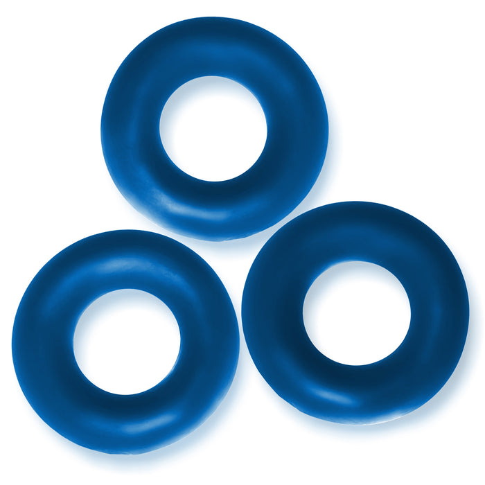 Fat Willy 3-Pack Jumbo C-Rings Blue