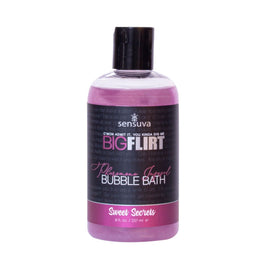 Bubble Bath Big Flirt Pheromone Infused 8oz - Sweet Secrets