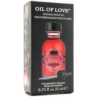 Kama Sutra Oil Of Love Kissable Body Oil .75oz - Strawberry Dreams