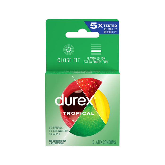 Durex Tropical Flavors 3 Pack